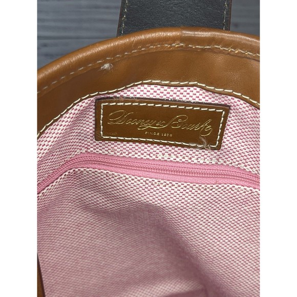 Dooney & Bourke Giaraff Animal Print Canvas Tag Tote Shoulder Bag Purse - Picture 13 of 16